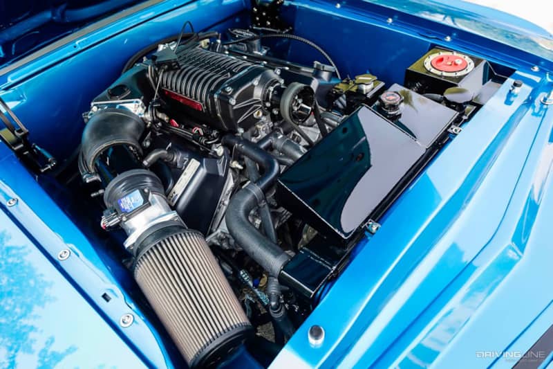 Vintage Mustang with Ford Modular Swap