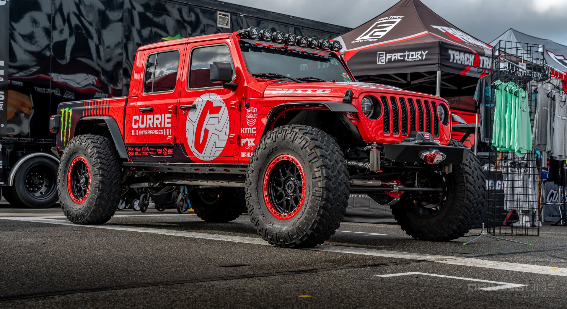 Currie Jeep Gladiator on 42 Nitto Trail Grapplers Jeep Beach 2024