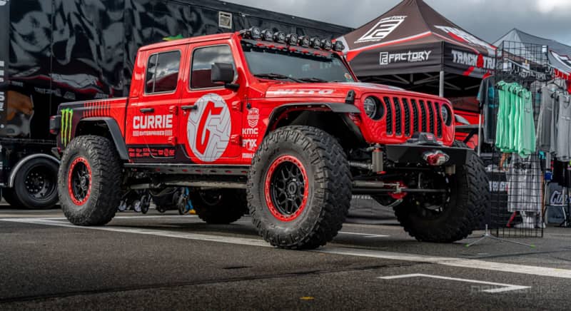 Currie Jeep Gladiator on 42 Nitto Trail Grapplers Jeep Beach 2024