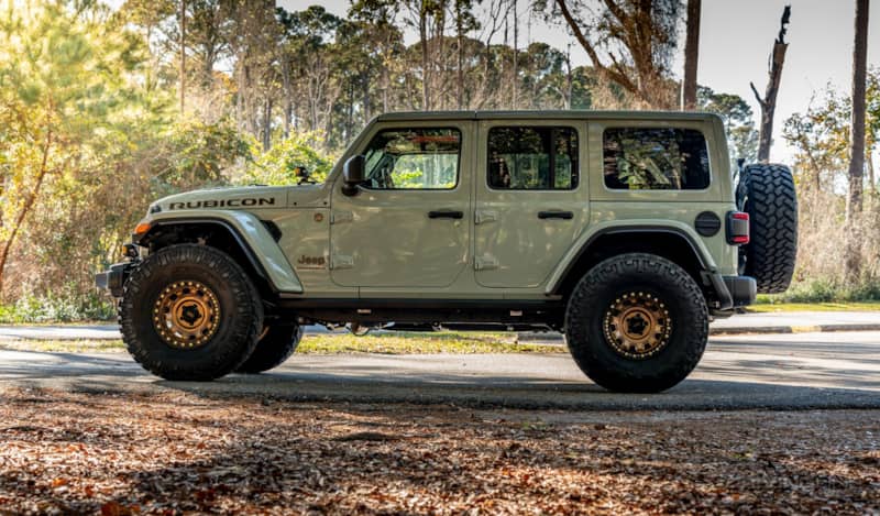 2024 Jeep Wrangler Rubicon 392 Earl color on 38s side view