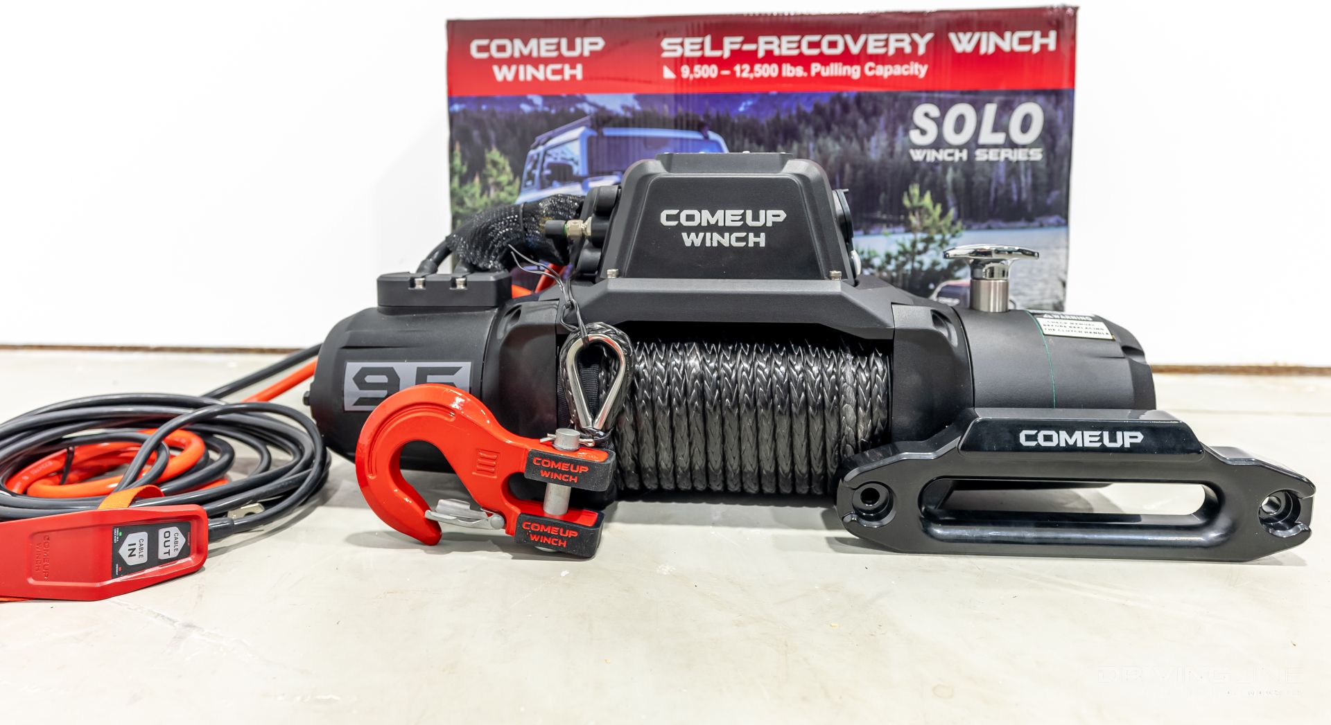 Come UP Solo 9.5 RS Winch front view