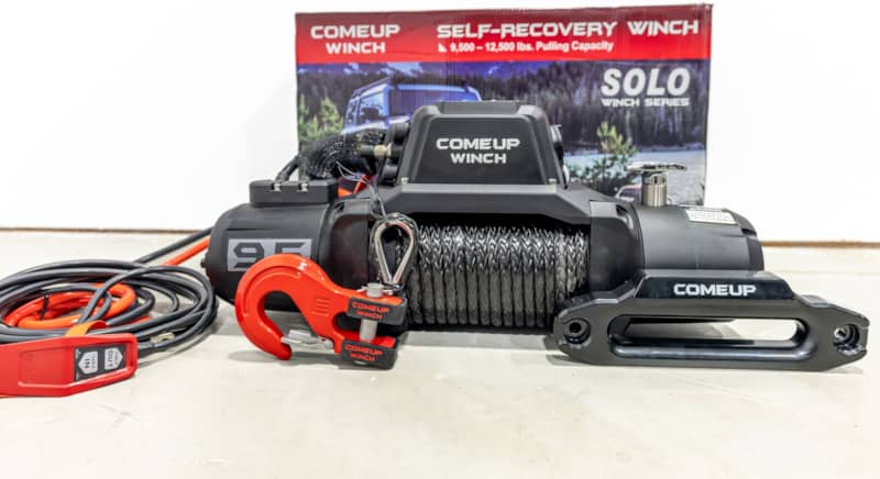 Come UP Solo 9.5 RS Winch front view