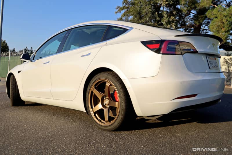 Tesla Model 3 Performance on Nitto NT555 G2