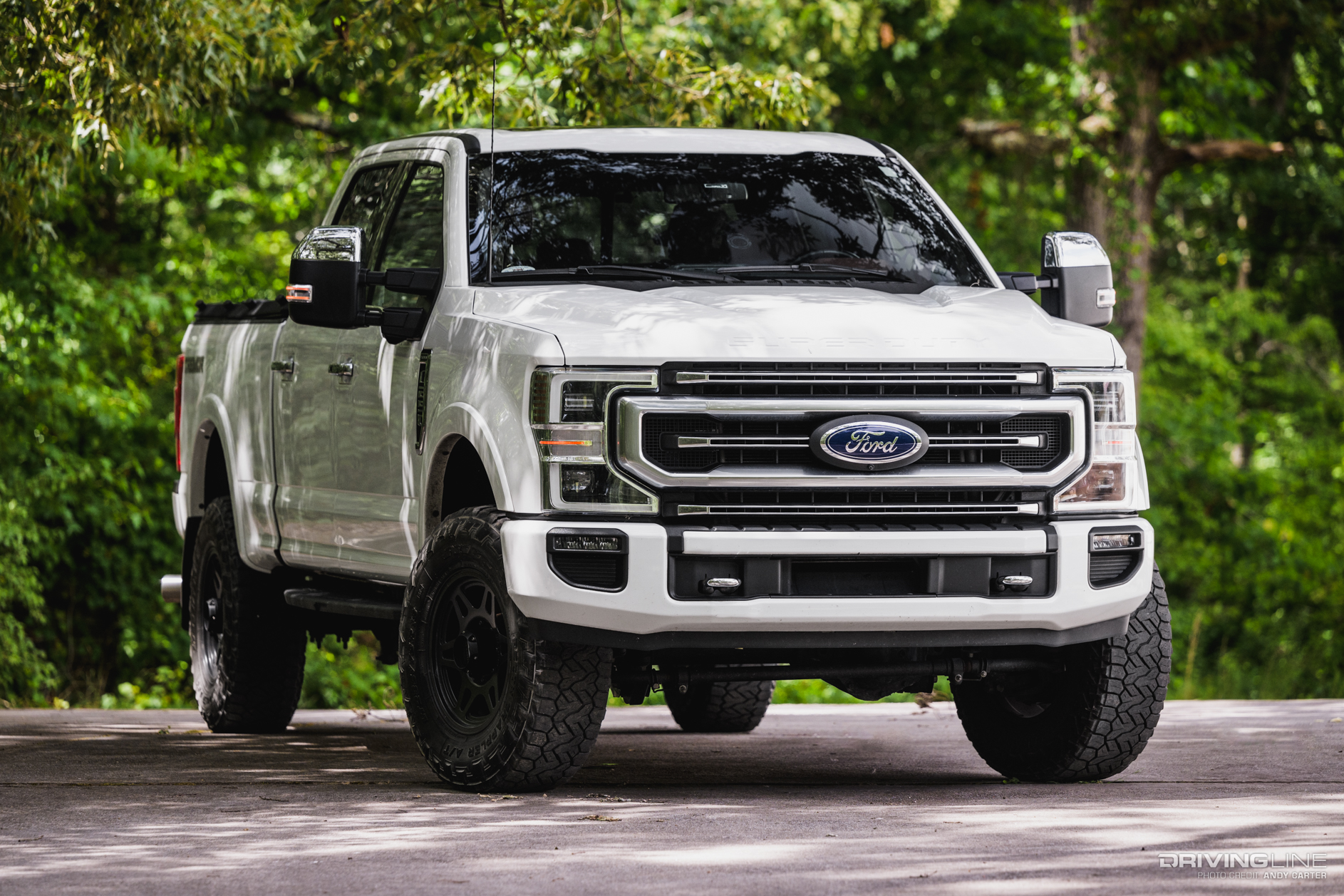 white 2022 Ford F-250 Tremor on Nitto Recon Grappler tires