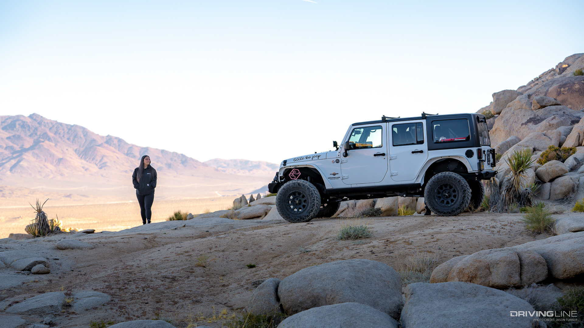 Jeep Wrangler JKU in Desert