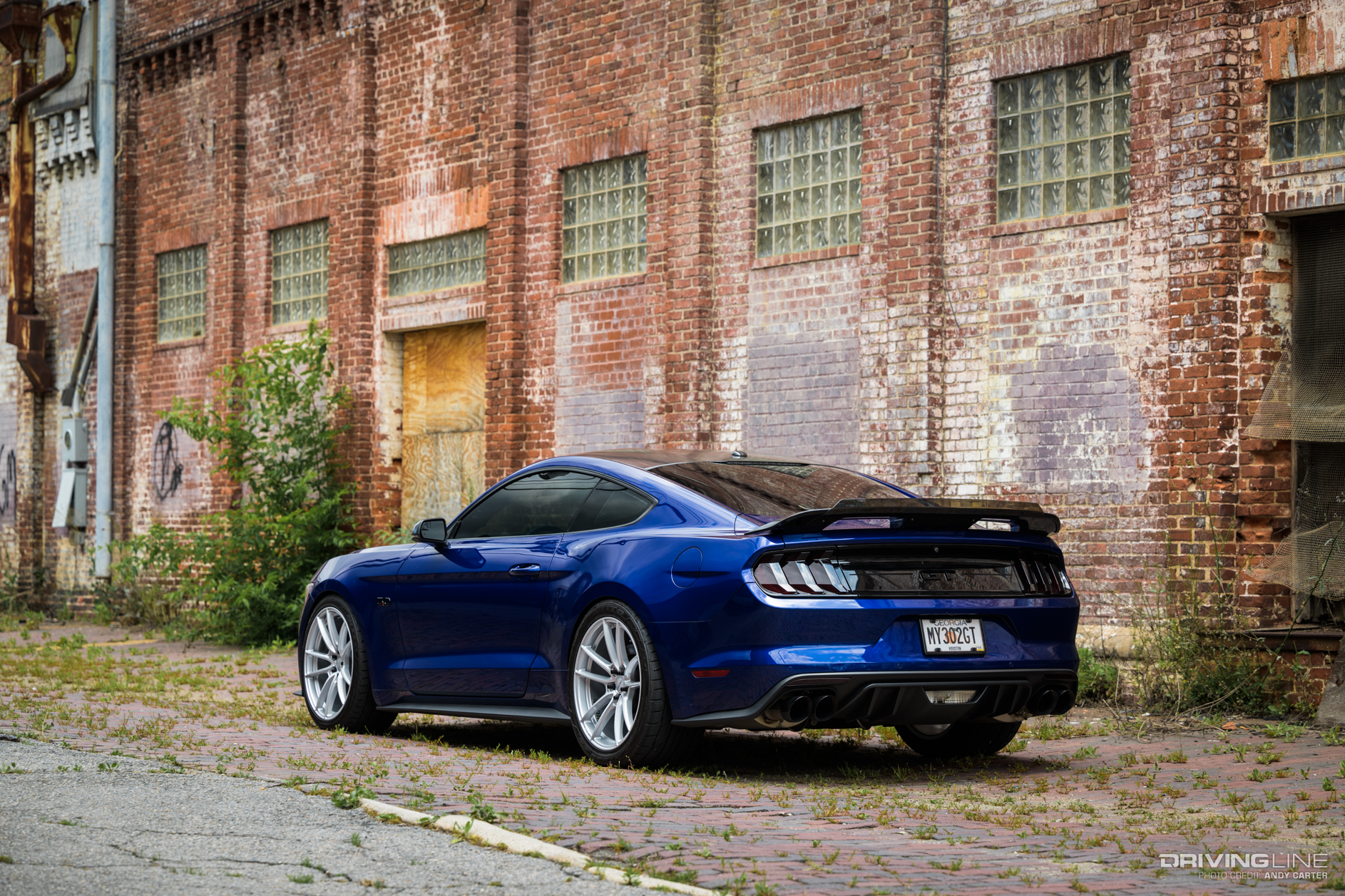 Ford Mustang on Nitto NT555 G2 rear angle