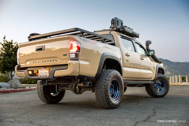 Quicksand Toyota Tacoma Rear View