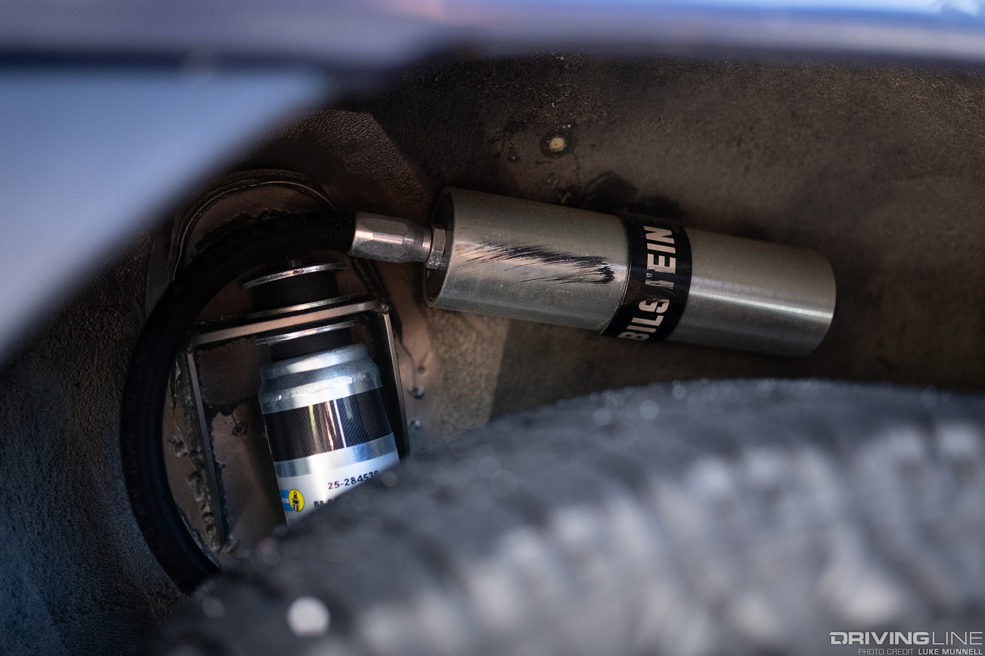 Bilstein shock reservoir detail