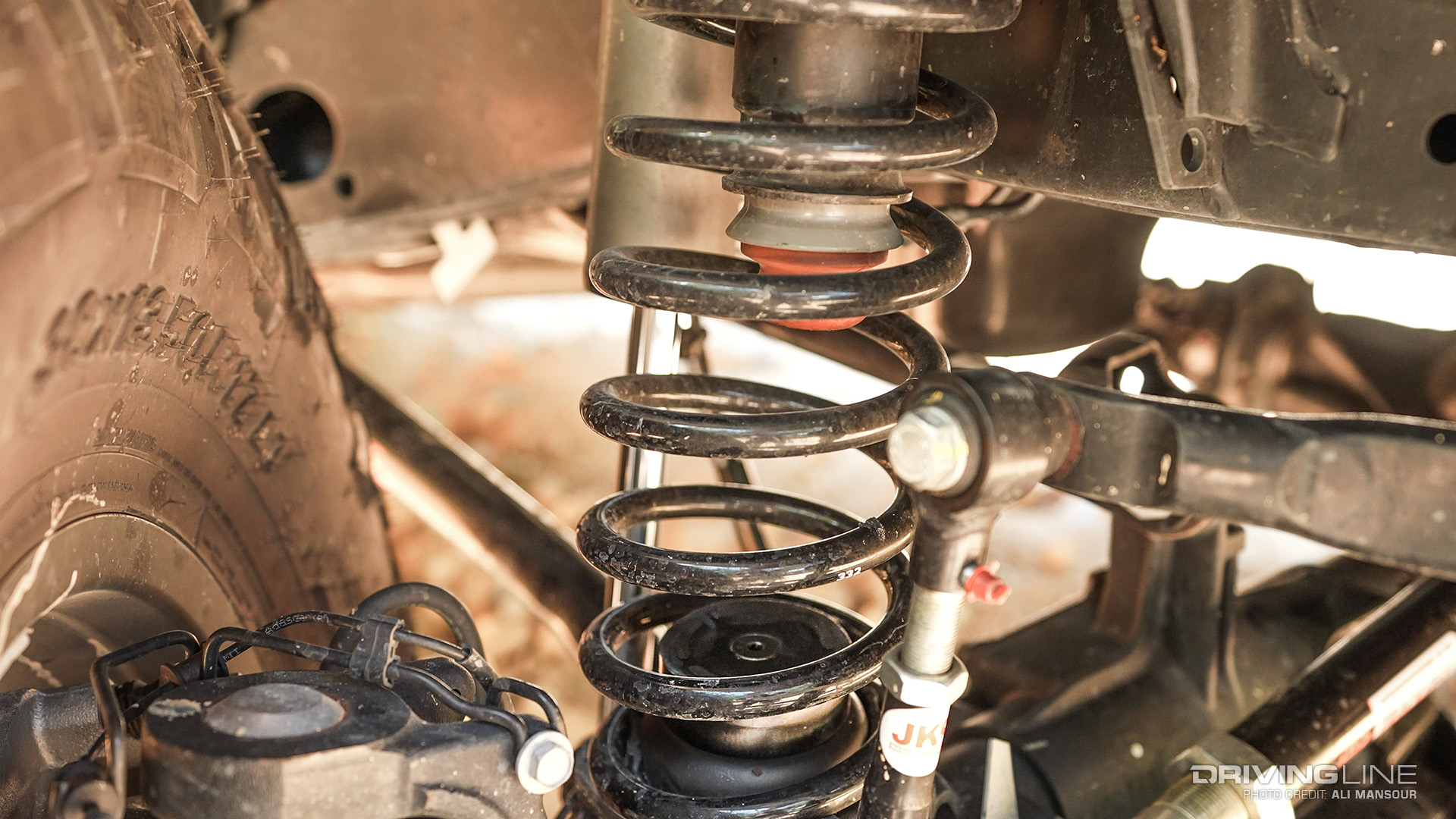 2021 Jeep Wrangler Rubicon 392 front suspension bump stops and coils