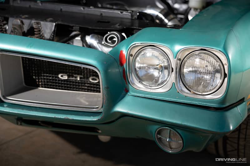 Front End of Cynthia Pierce's '72 Pontiac GTO