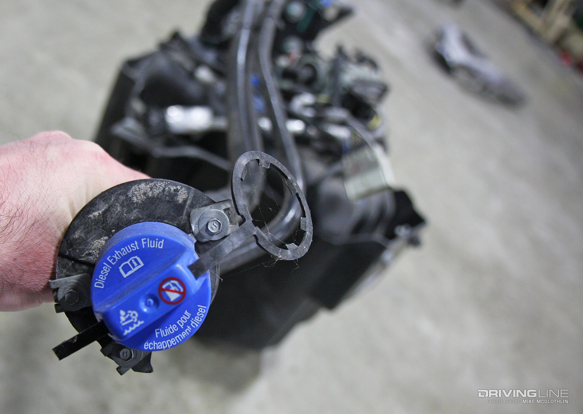 Diesel Exhaust Fluid Ford 6.7L Power Stroke DEF Tank