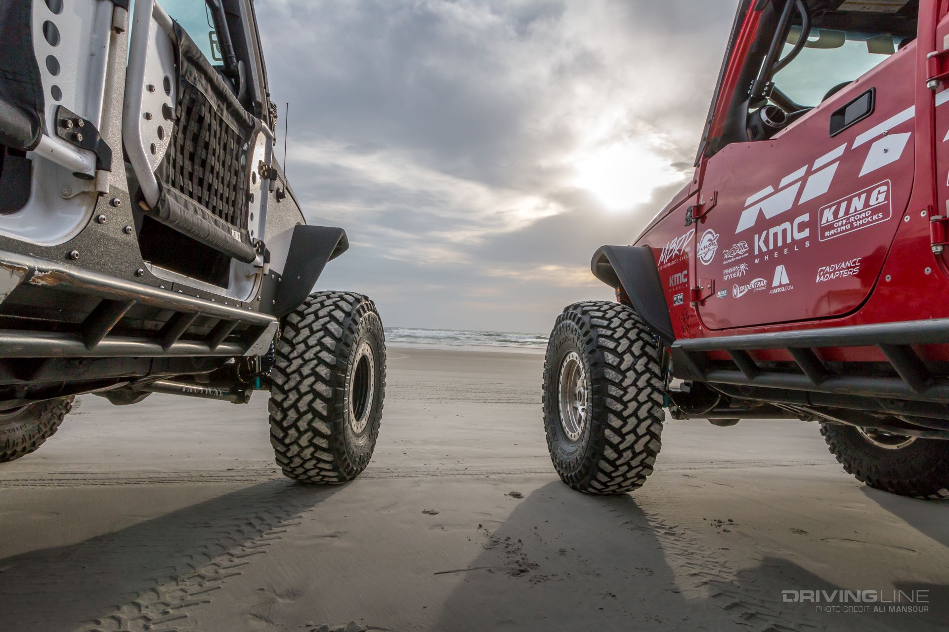 Jeep Beach Daytona Beach Nitto Trail Grapplers JK's on 40s