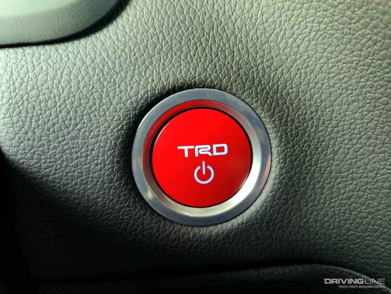 2023 Toyota Sequoia TRD Off-Road start button