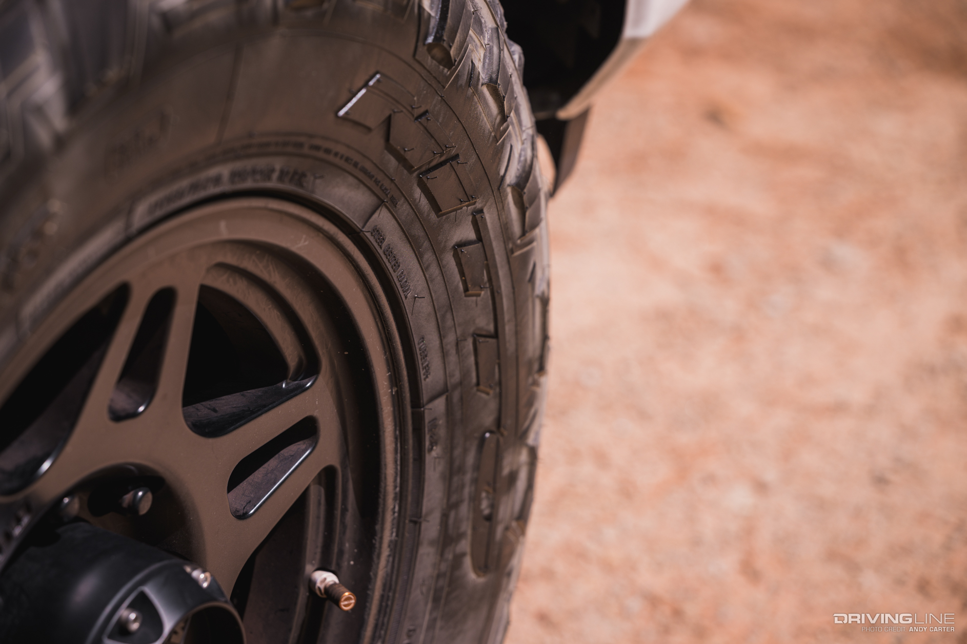 Nitto Recon Grappler Sidewall Logo detail