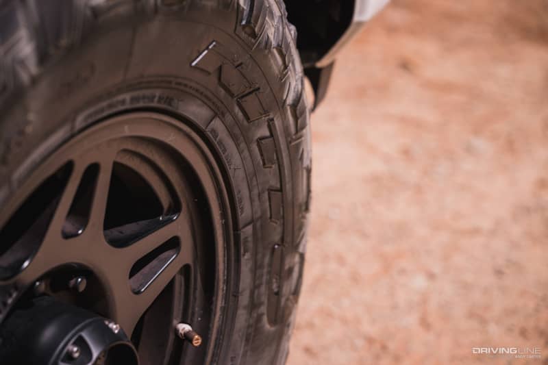 Nitto Recon Grappler Sidewall Logo detail