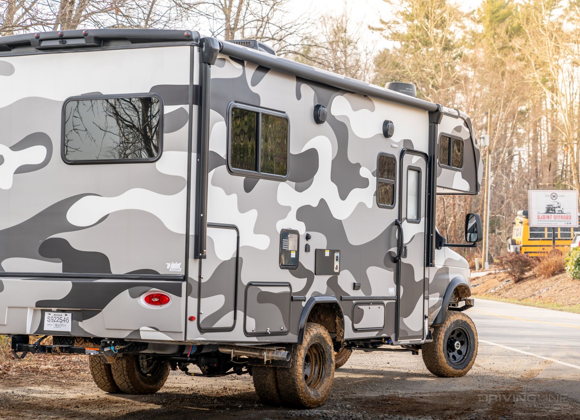 Steveo wildride camo 4x4 rv 2025 Forest River Sunseeker ujoint offroad