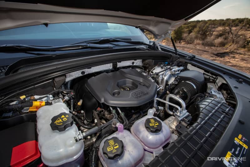 2023 Jeep Grand Cherokee 4xe engine bay