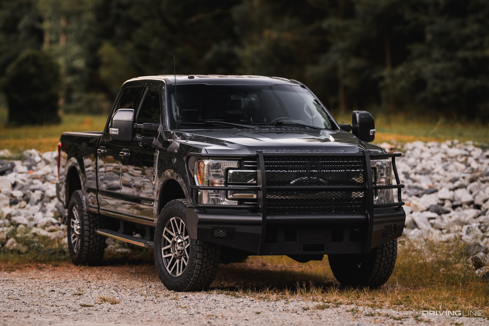 front passenger side Ford F250 Diesel with Terra Grappler G3 tires