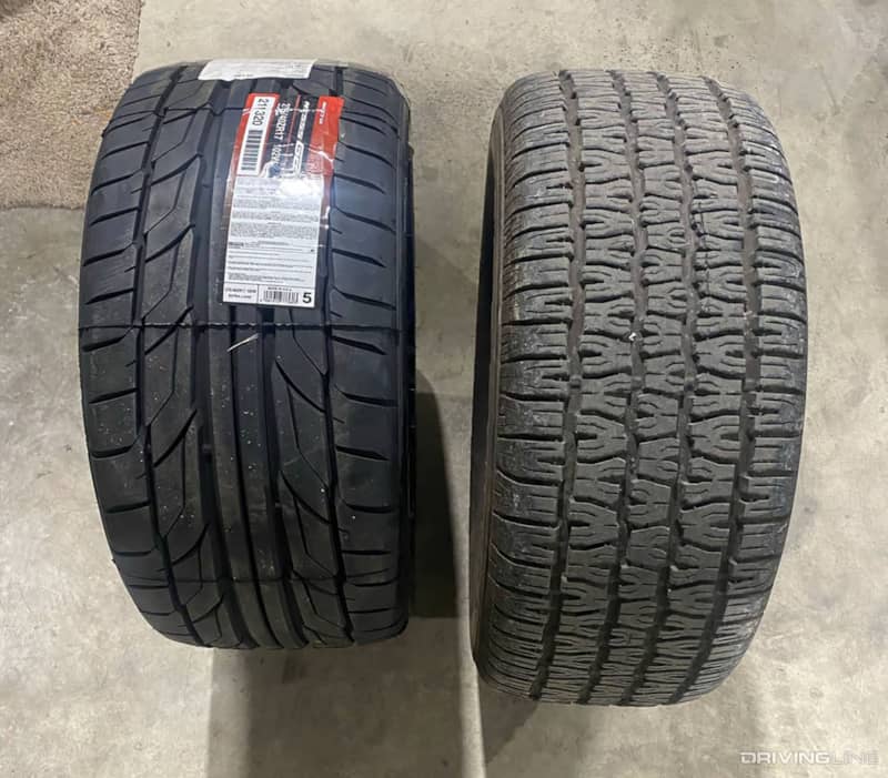 Nitto NT555 G2 vs Stock Tire
