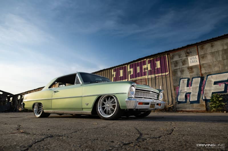 Front of Tony Causor's 1966 Chevrolet Chevy II Nova