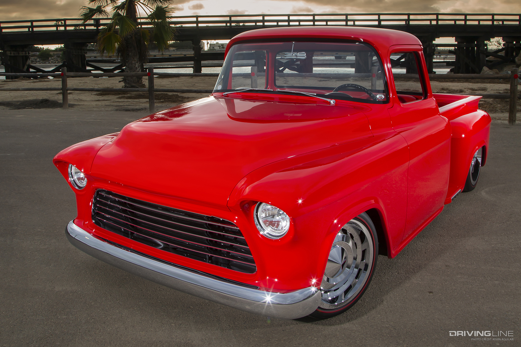 Front of Ken and Susan Fontes '56 Chevy Truck