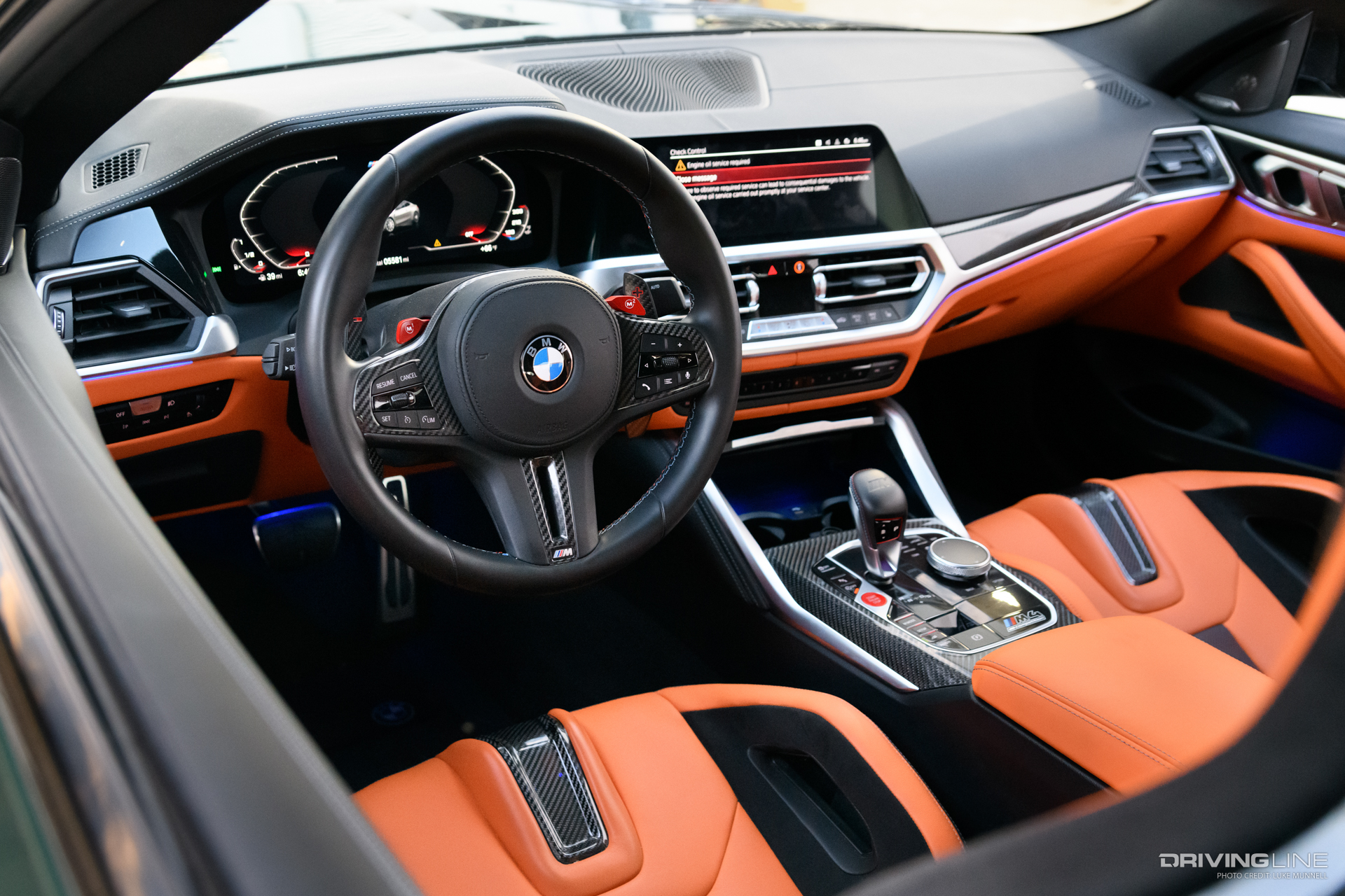 TJ Hunt's BMW M4 GT3 interior