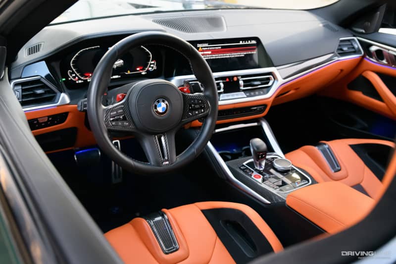 TJ Hunt's BMW M4 GT3 interior