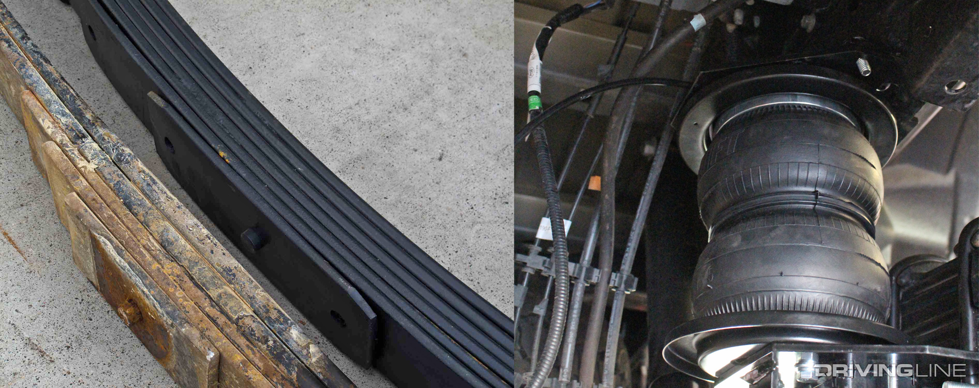 Leaf Springs Vs Air Springs Rear Suspension