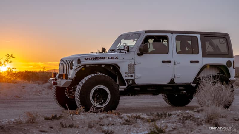 MambaFlex Jeep Wrangler in Desert