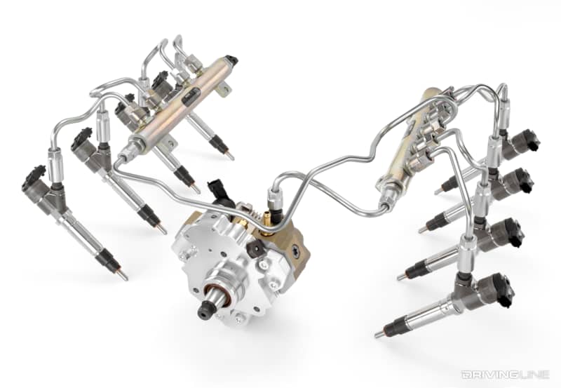 High Pressure Common Rail Diesel Injection System Duramax V8 Engine