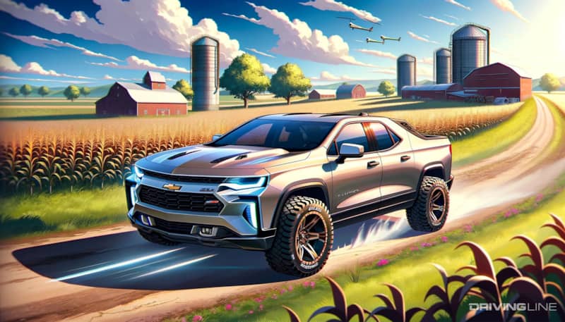 Modern Chevy El Camino Rendering