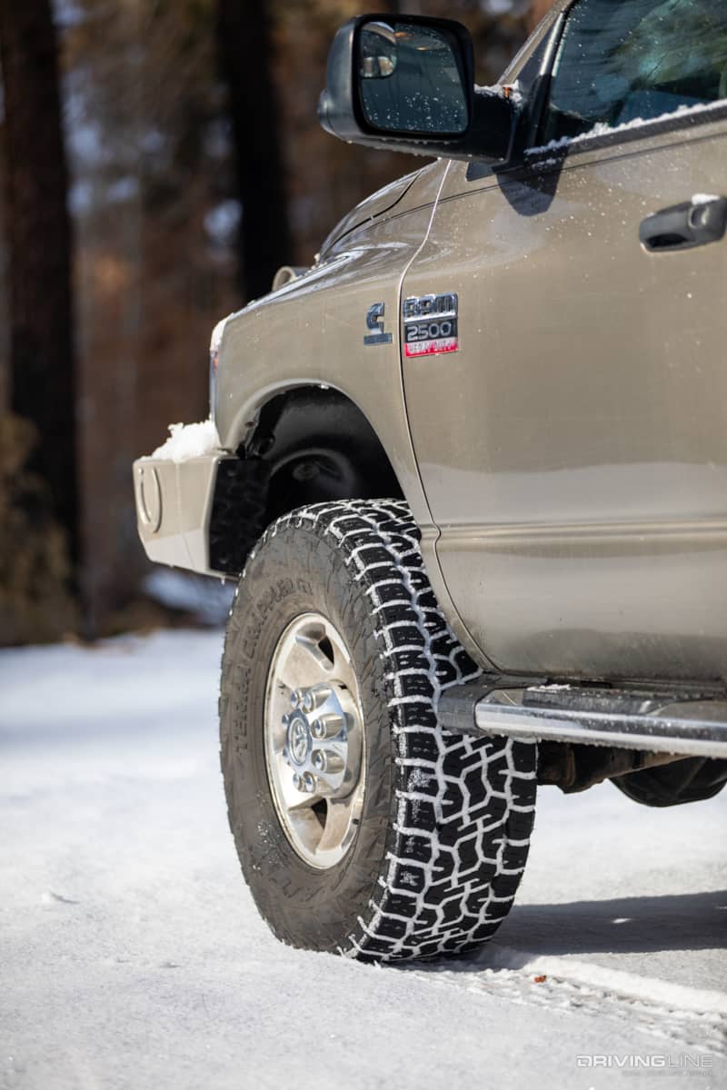 Nitto Terra Grappler G3 all terrain tires on a Ram 2500