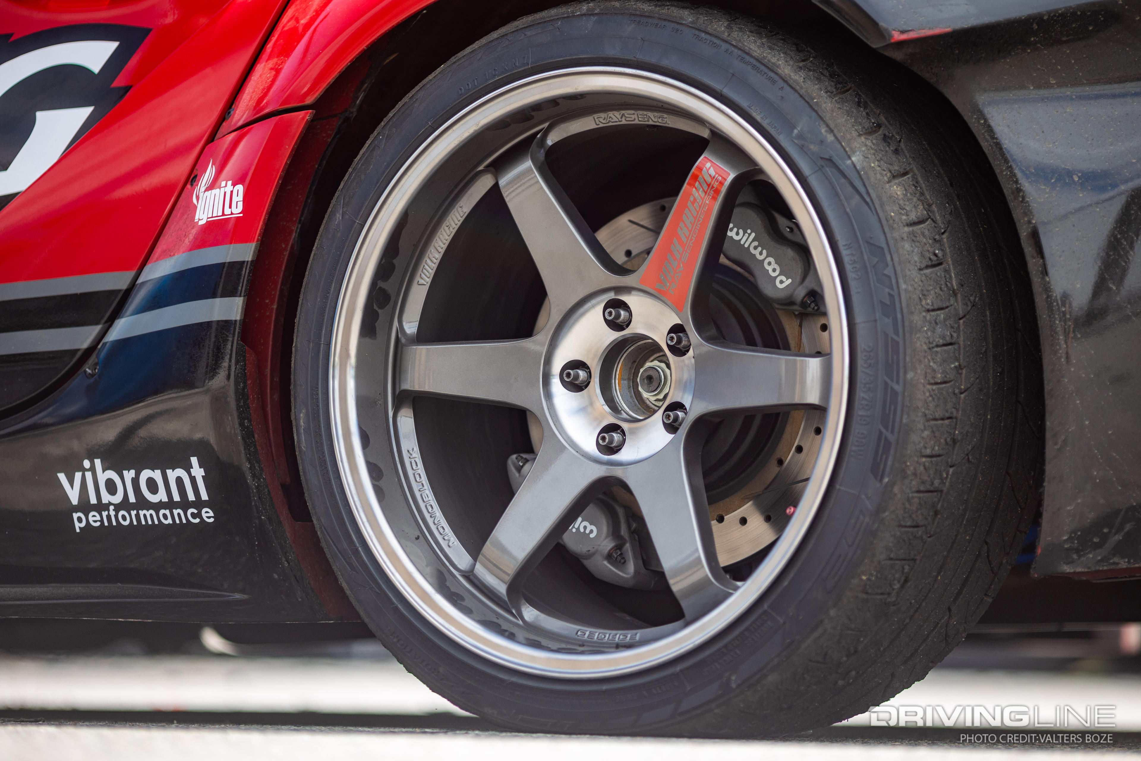 Volk 19” TE37SL wheels, with ultra-high-performance Nitto NT555 G2 rubber