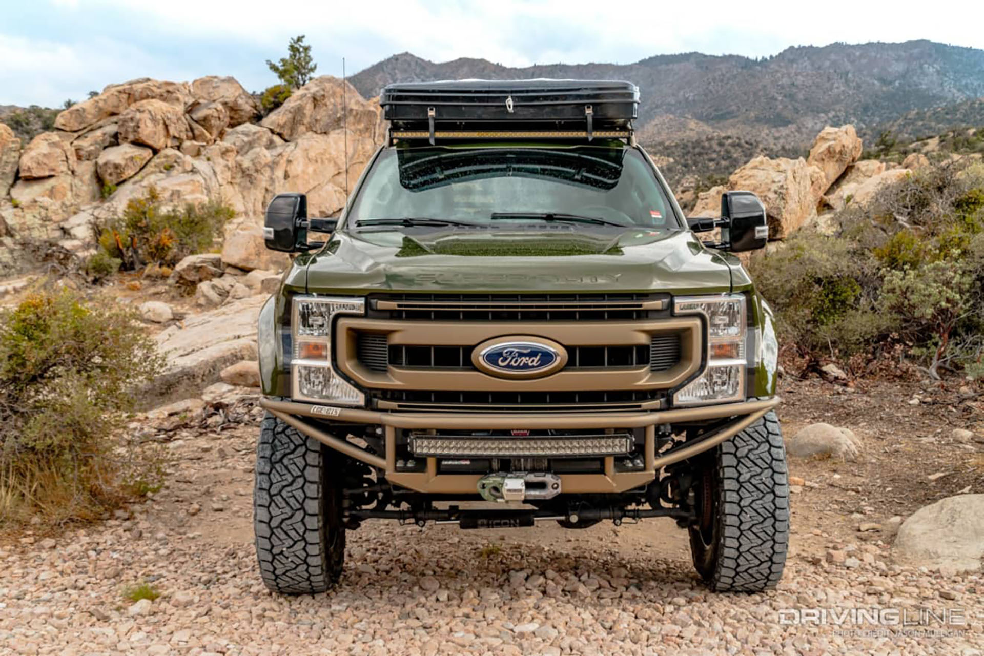 Baja Ford Super Duty Build Front View