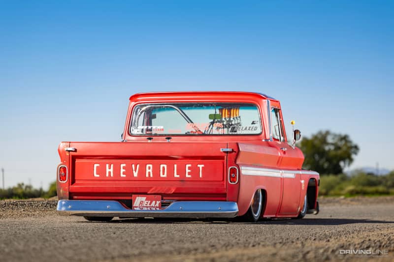 Rear of Dave Schneider's '65 Chevy C10