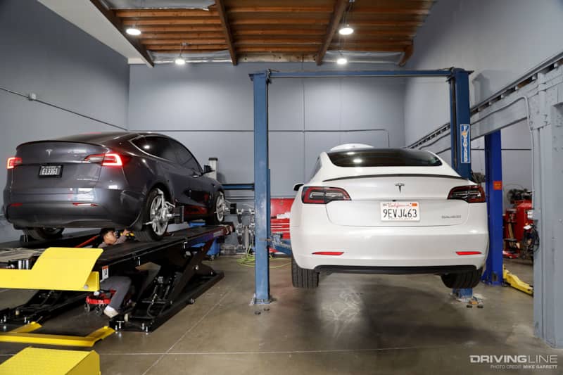 Tesla Model 3 Performance on Lift
