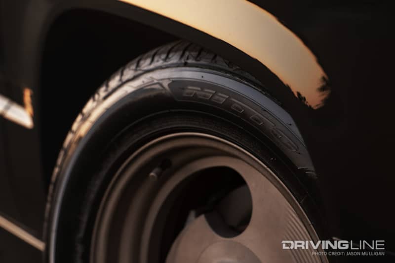 Closeup of Nitto NT421Q Tires