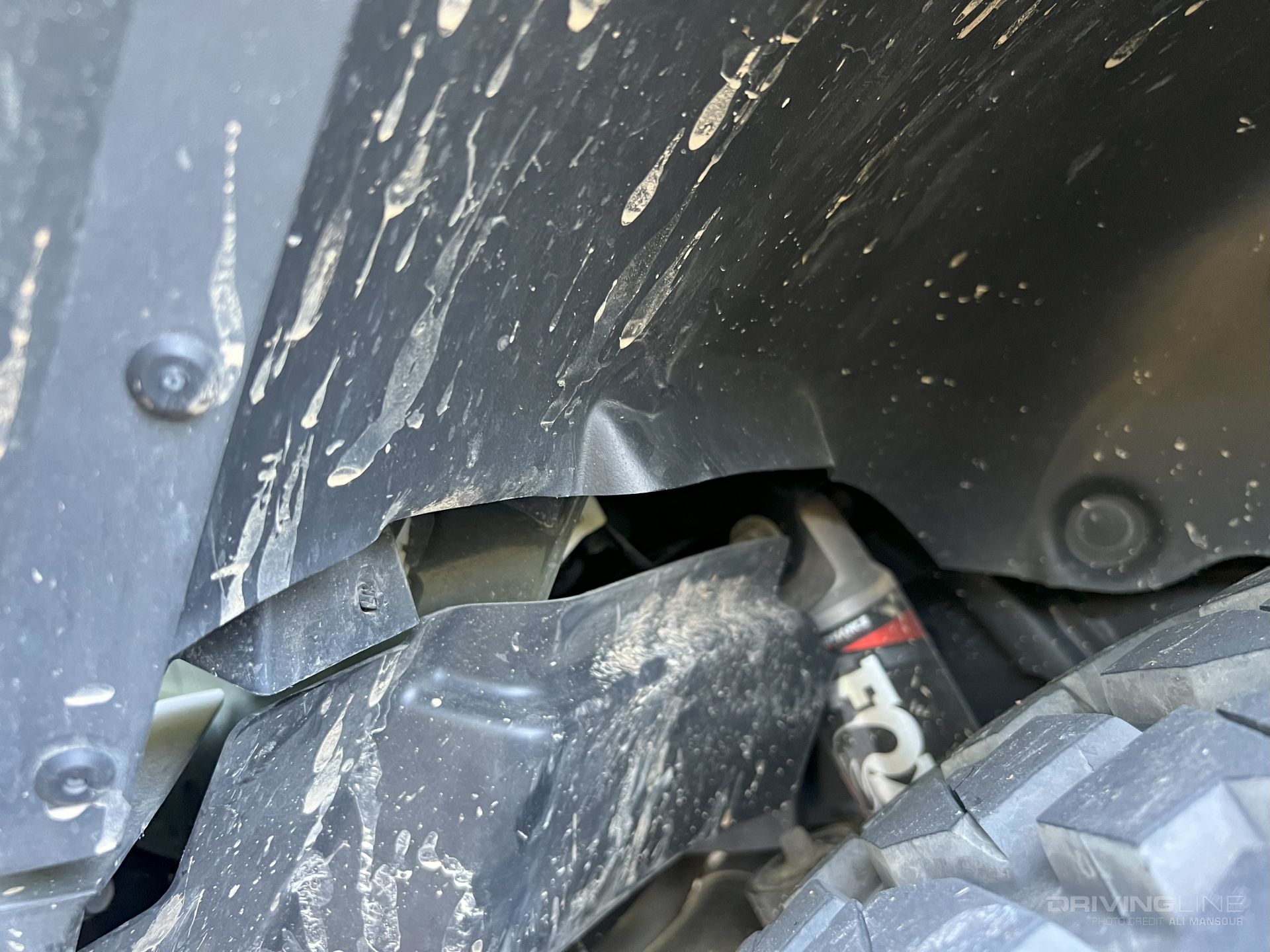 Jeep Wrangler Rubicon JL rear fender inner liner trim for rubbing