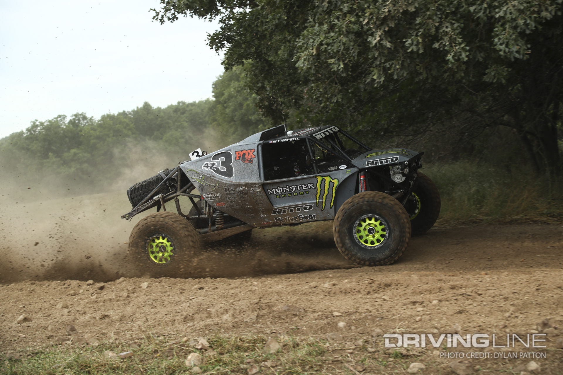 Wayland Campbell off-road racing at 2023 Ultra4 Visions OK