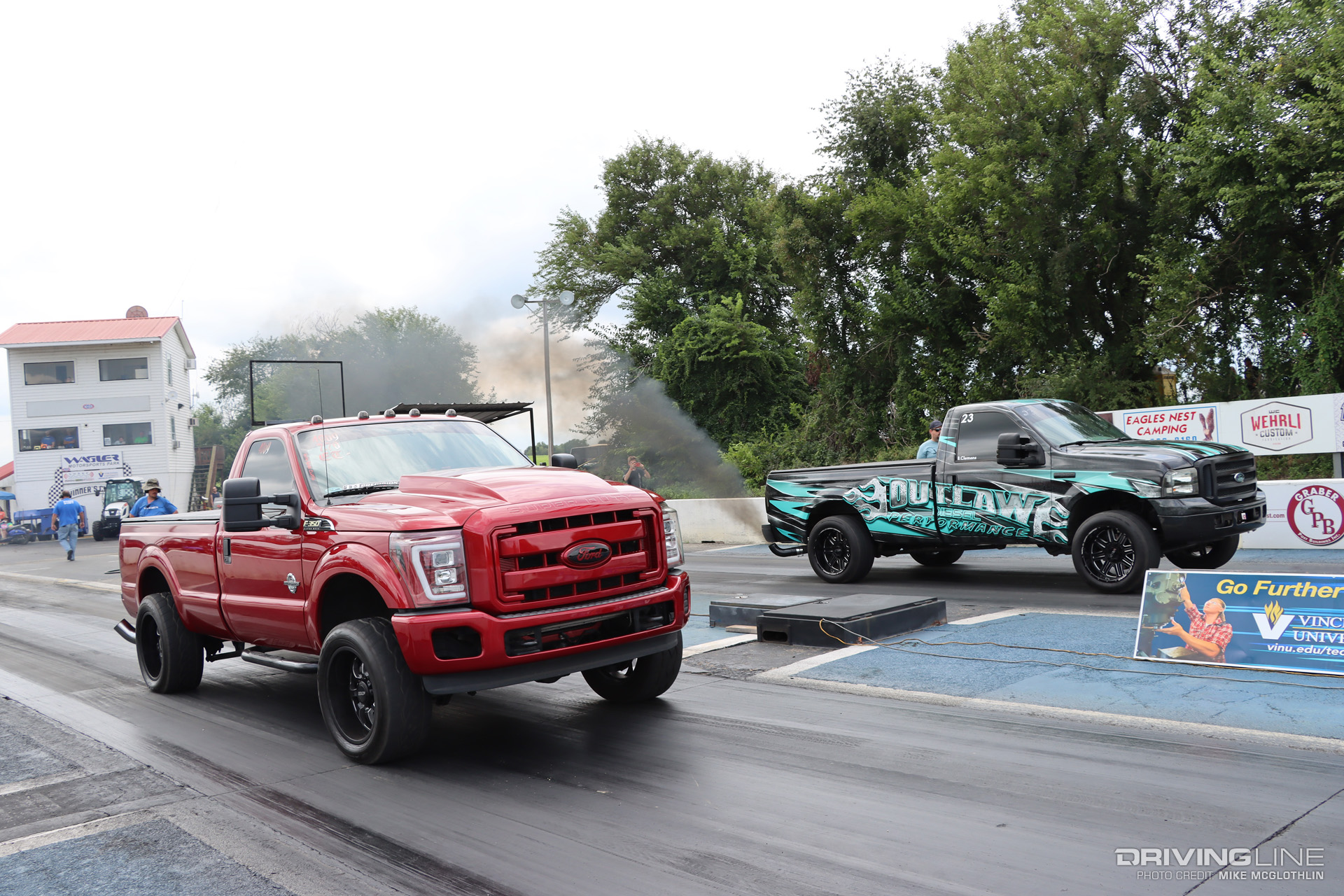 Ford 6.7L Power Stroke Diesel Drag Racing