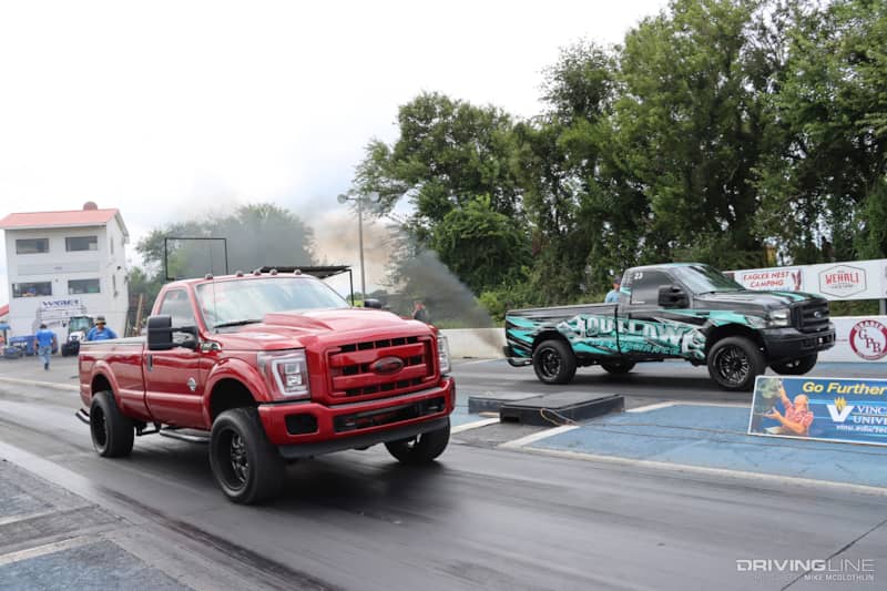 Ford 6.7L Power Stroke Diesel Drag Racing