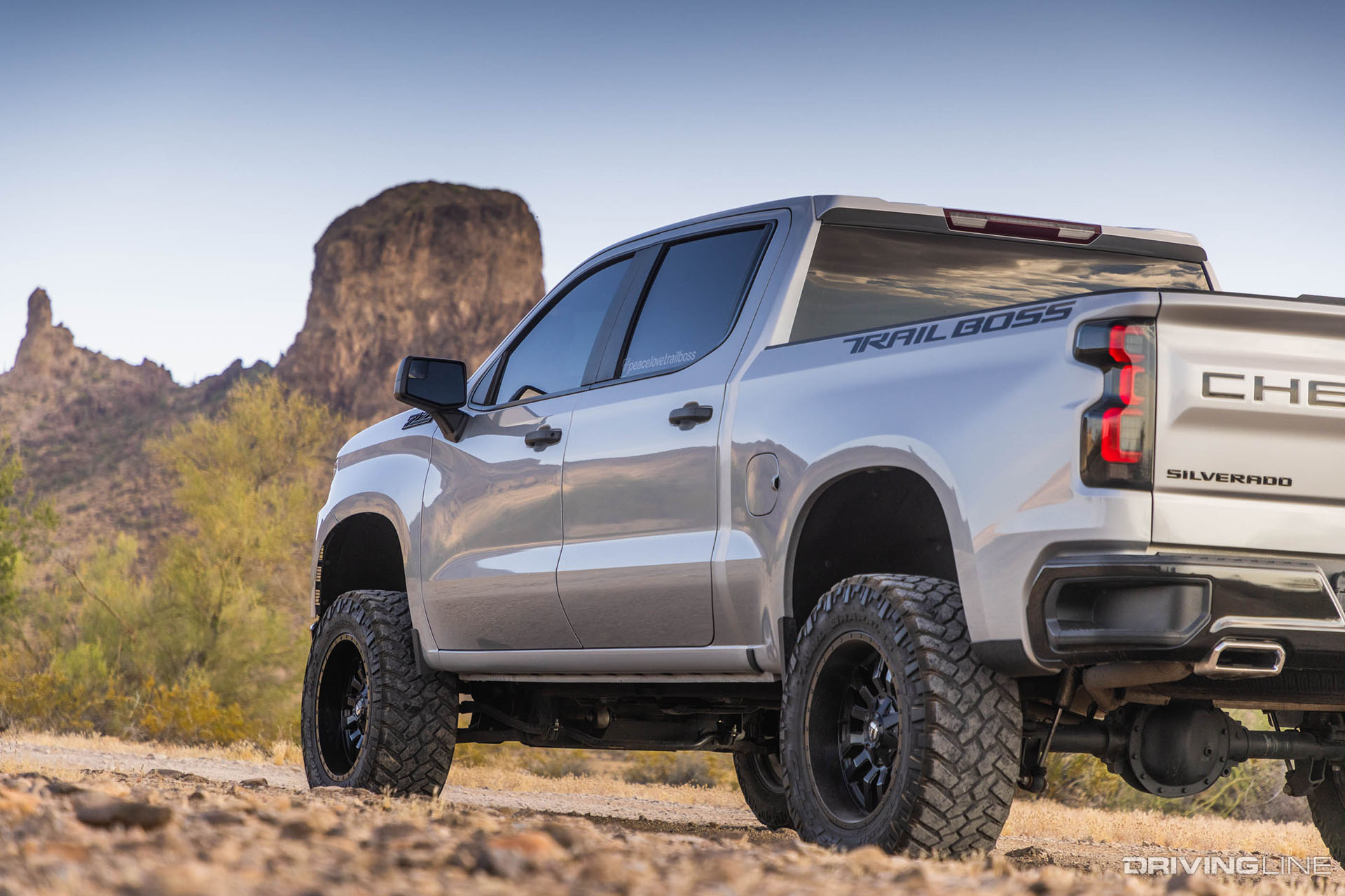 Chevy Trail Boss on Nitto Trail Grappler tires Rear View