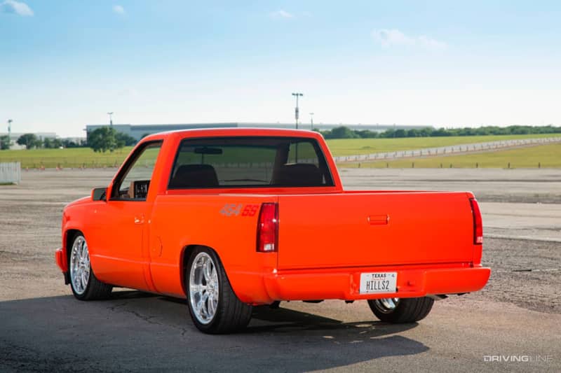 Custom OBS Chevy Truck Rear View