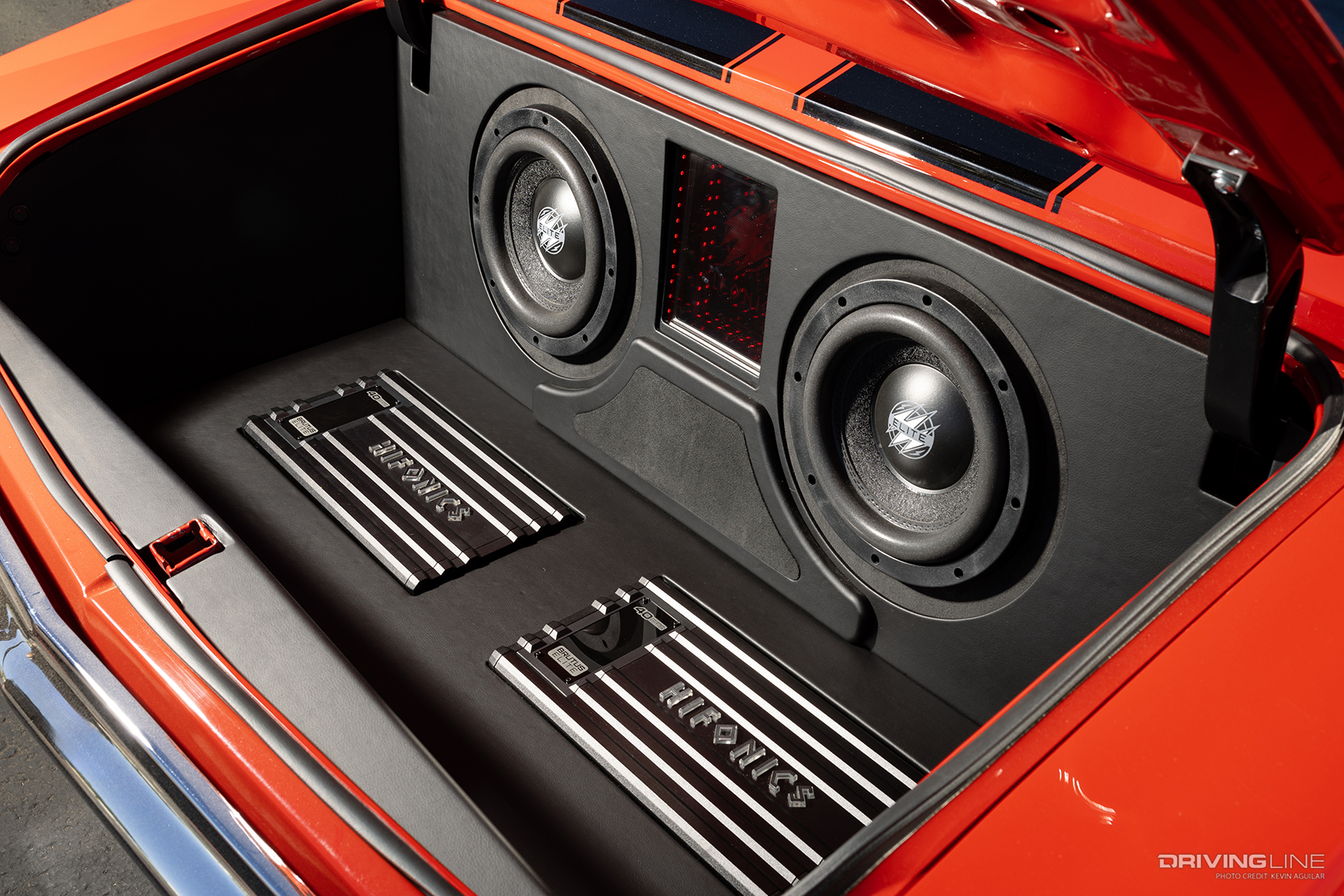 Stereo of Zach Hightower's '70 Chevrolet Chevelle