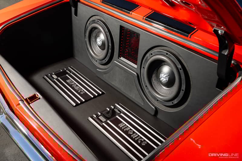 Stereo of Zach Hightower's '70 Chevrolet Chevelle