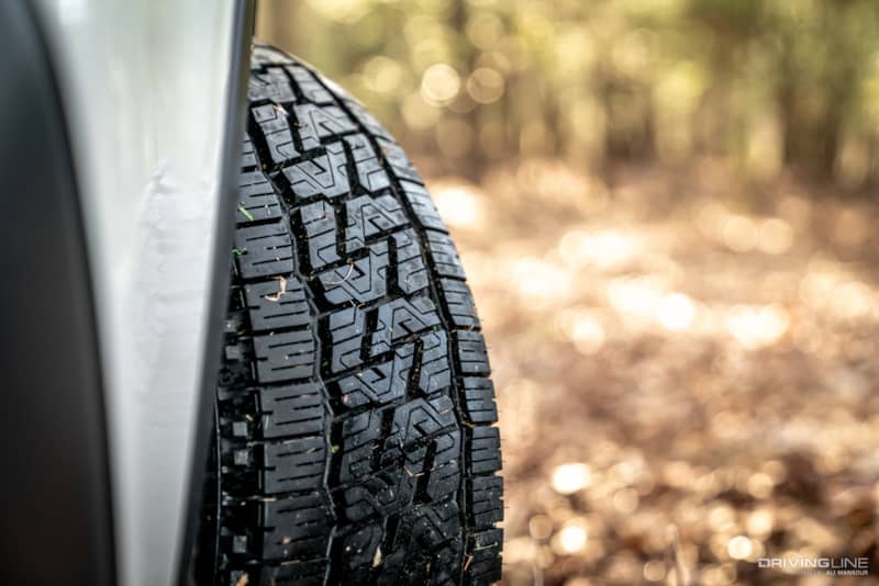 Tire Sipes Nitto Nomad Grappler top view