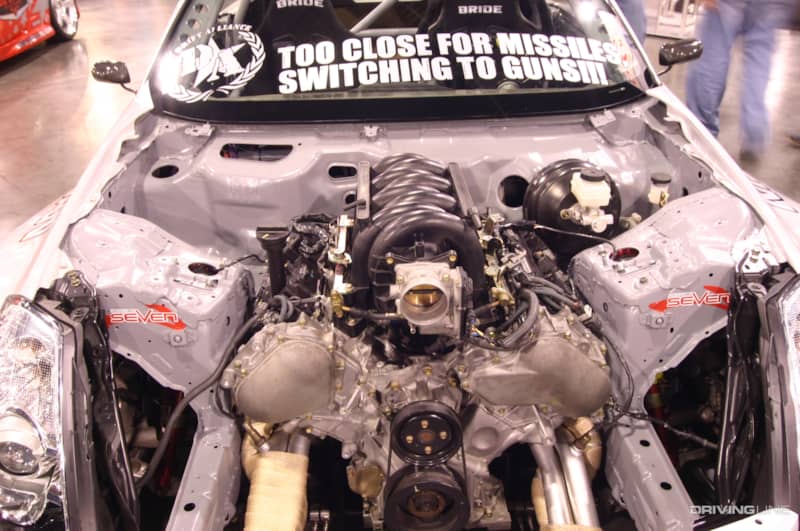Chris Forsberg's VK56 V8 engine swap into the 350Z chassis was groundbreaking when it was debuted at the SEMA show in November of 2004