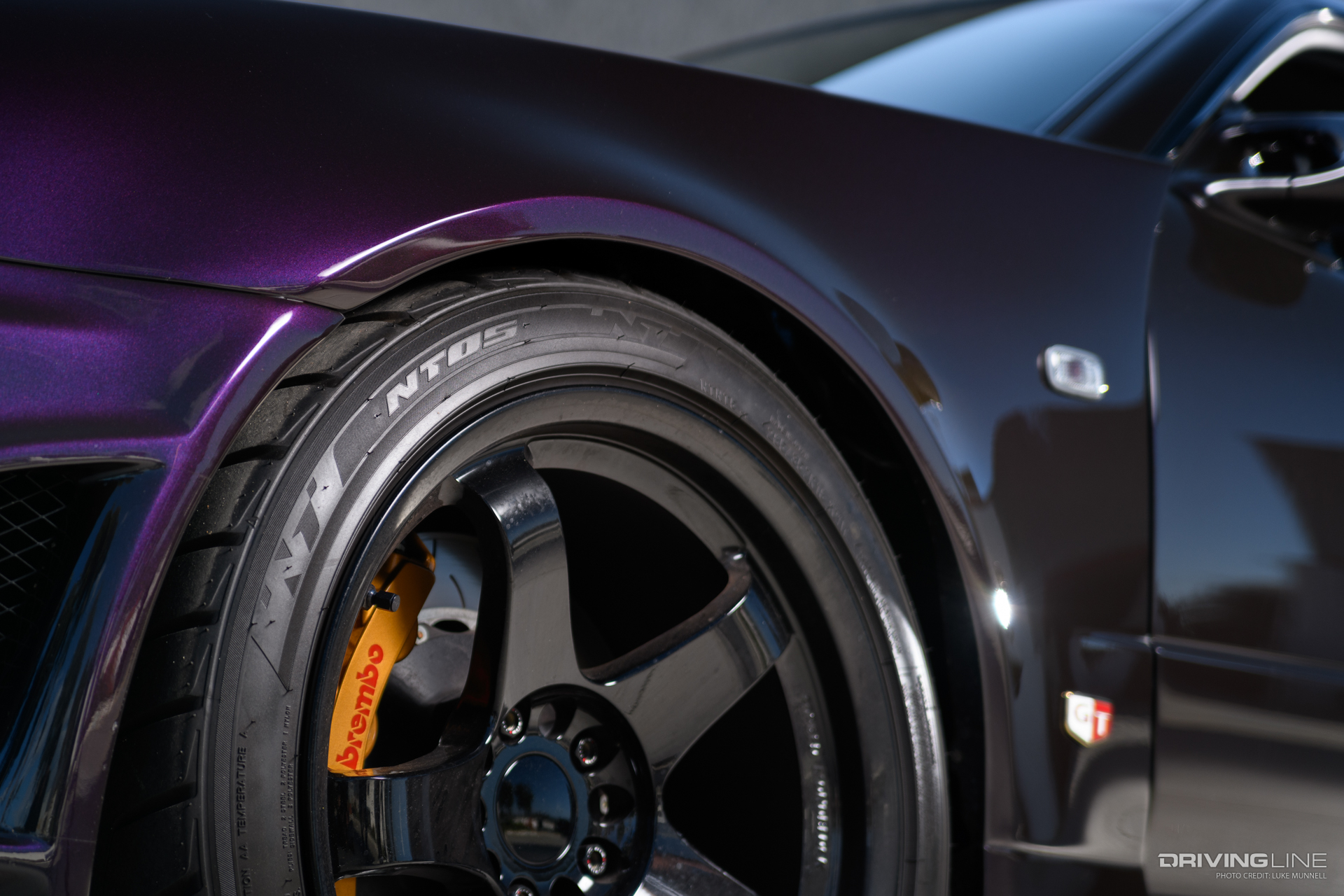 Nitto NT05 UHP Tires on TJ Hunt's Nissan GTR