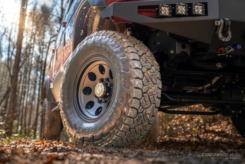 35x12.50R17 Nitto Recon Grappler A/T American Racing Baja wheel