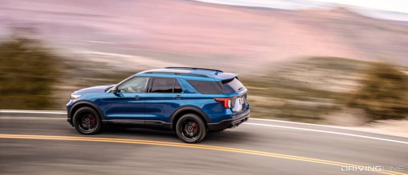 Ford Explorer ST Atlas Blue Performance SUV